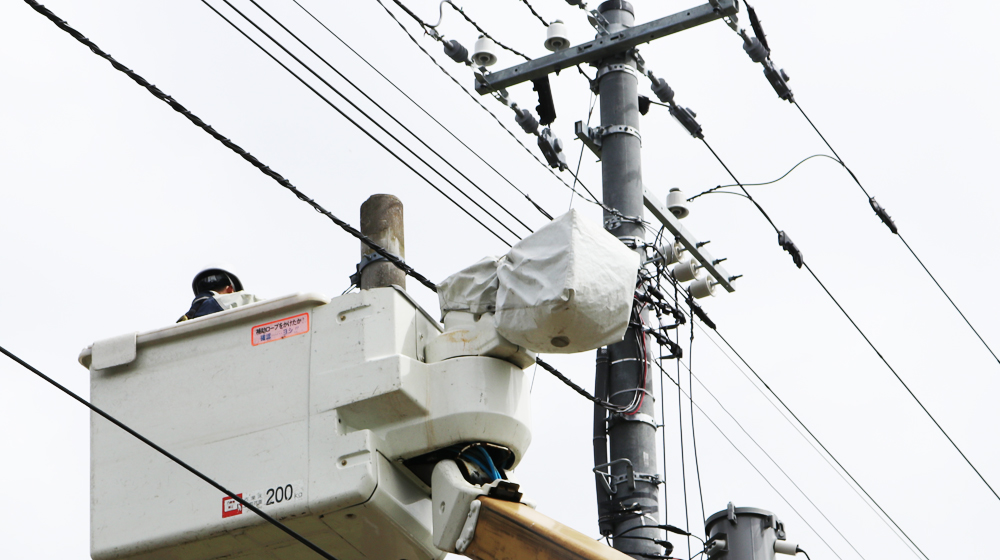 電気をみなさまへ送ります